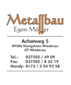 Metallbau Egon Müller